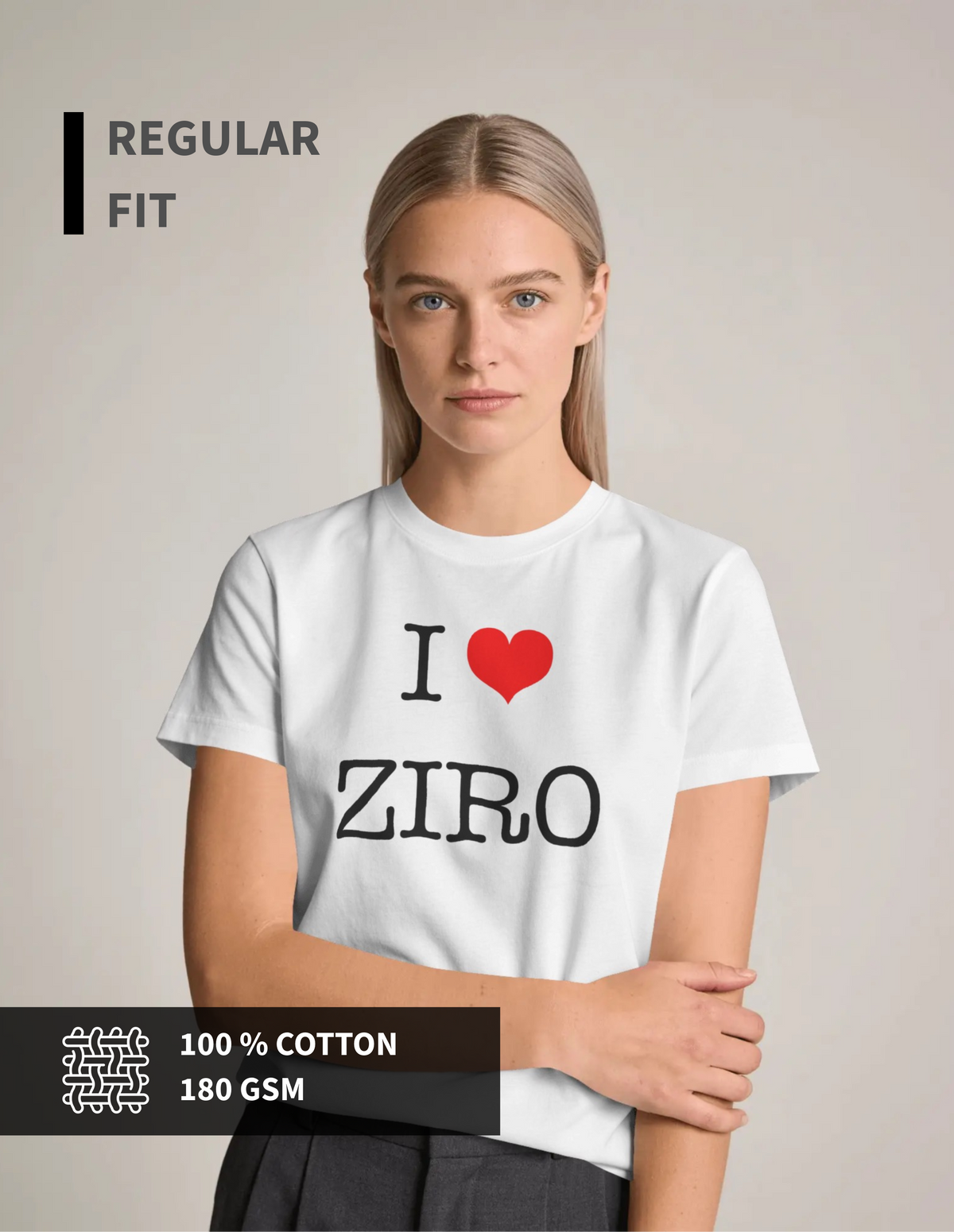 I LOVE ZIRO TEE