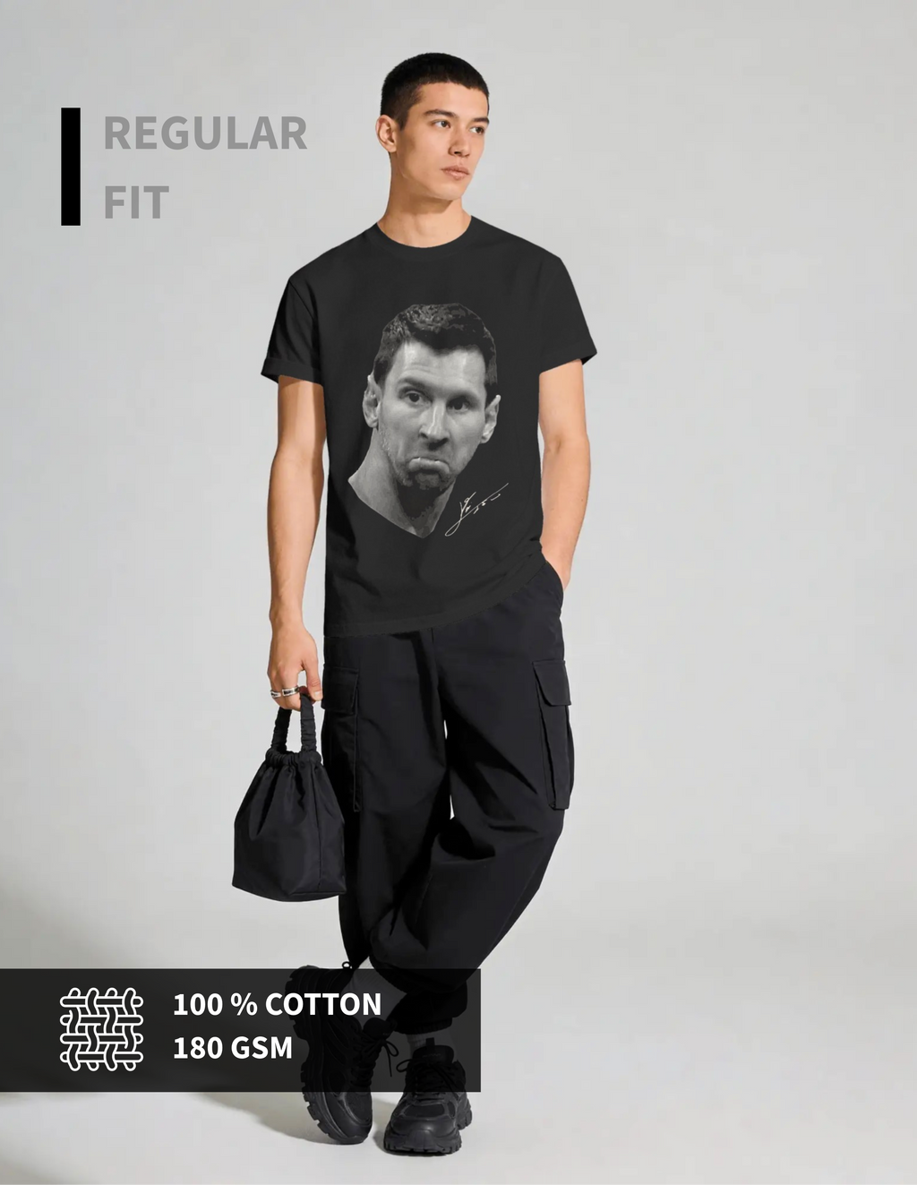 MESSI MEME FACE TEE