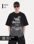 BLACK OMBRÉ BOXY TSHIRT