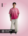 PINK OMBRÉ BOXY FIT TEE
