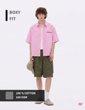 Z6 BOXY FIT OXFORD GINGHAM SHIRT