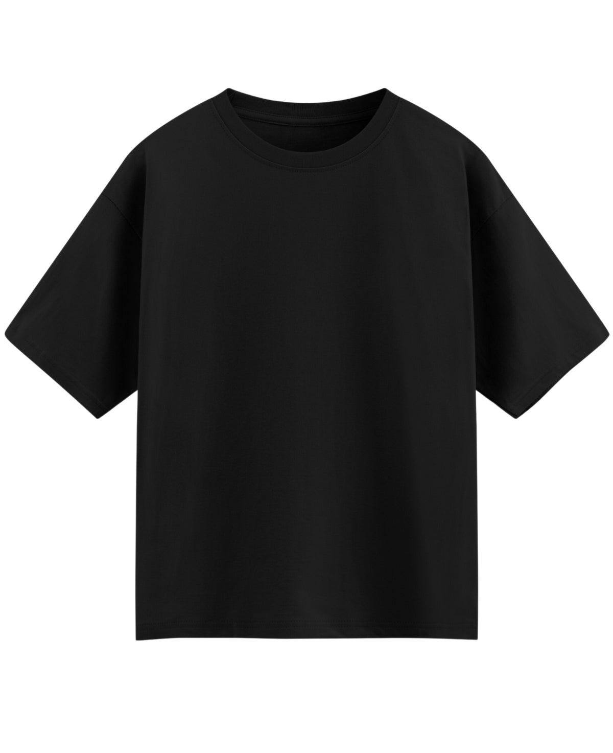 Black Oversized T-shirt Front Design