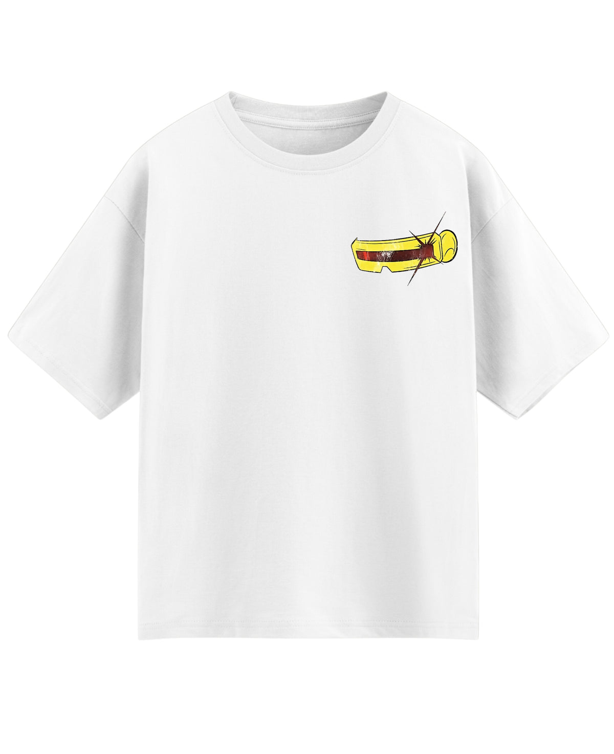 White Oversized T-shirt Front Design
