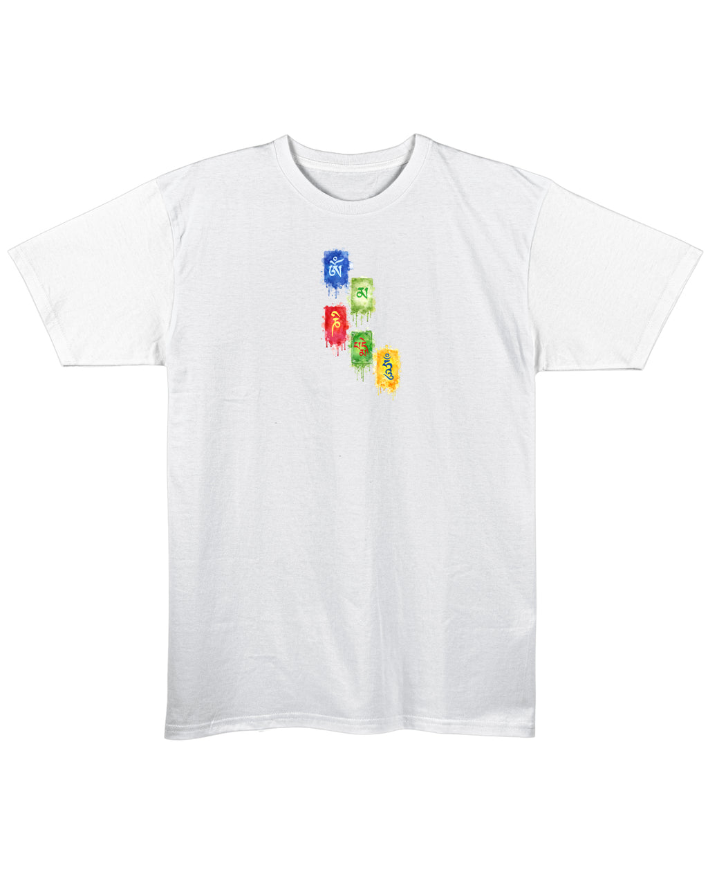 White Regular Fit T-shirt Front Design