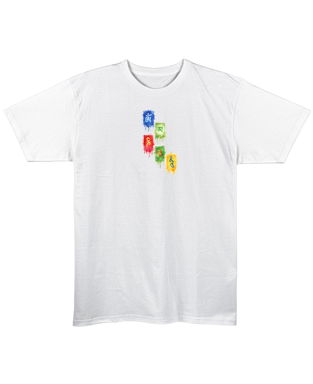White Regular Fit T-shirt Front Design