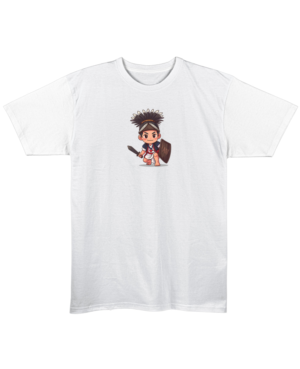 White Regular Fit T-shirt Front Design