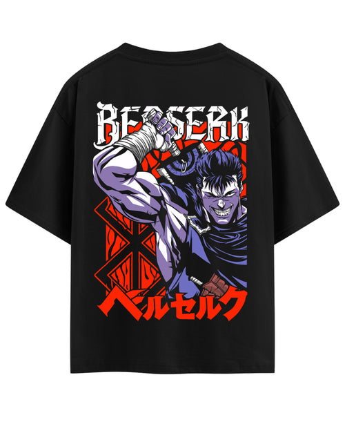 Black Oversized T-shirt Back Design