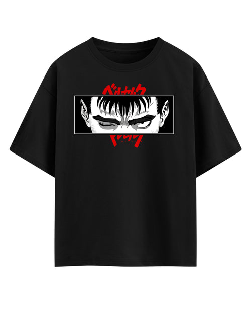 Black Oversized T-shirt Front Design