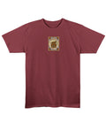 Maroon Regular Fit T-shirt Front Design