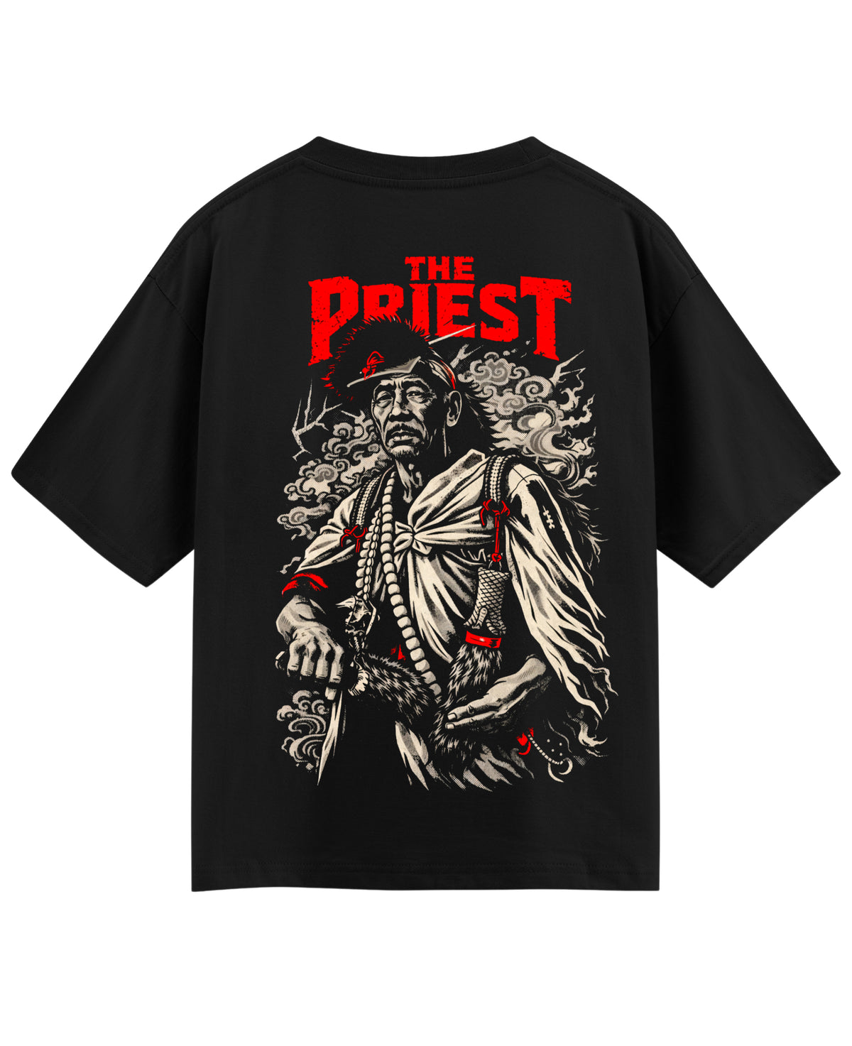Black Oversized T-shirt Back Design