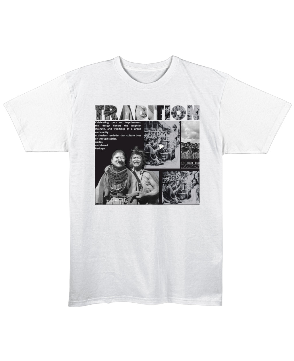 White Regular Fit T-shirt Front Design
